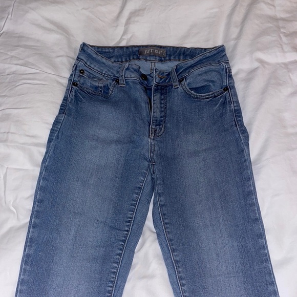 Just USA blue denim skinny jeans Size 2 - Picture 1 of 4